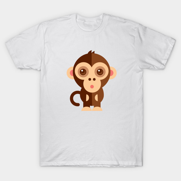 Cartoon Monkey T-Shirt-TOZ